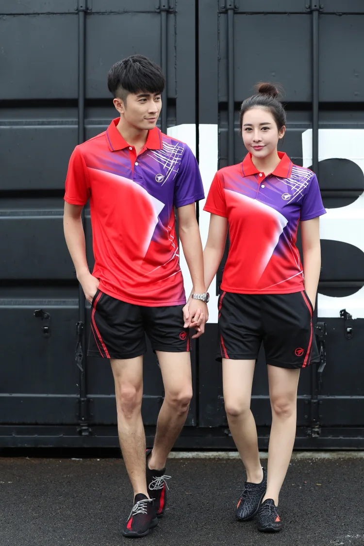 Футболка для бадминтона мужчин/женщин спортивные шорты рубашка футболка