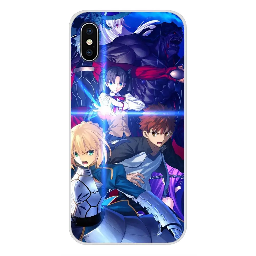 Для Samsung Galaxy J1 J2 J3 J4 J5 J6 J7 J8 Plus 2018 Prime 2015 2016 2017 TPU прозрачные чехлы крышка Fate Zero Stay Night