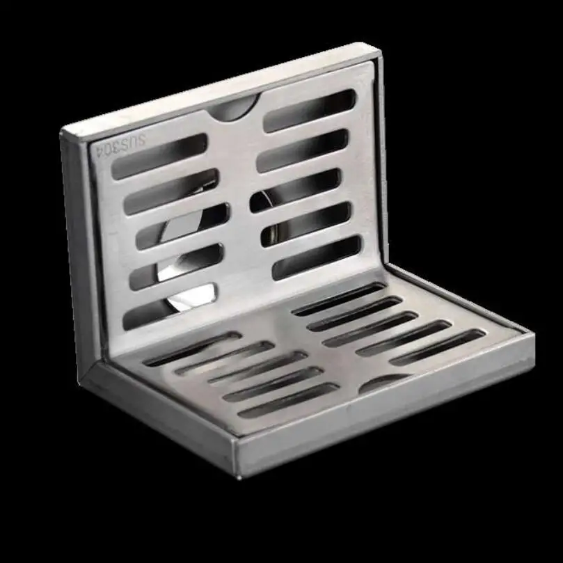 304 Stainless Steel Anti-backwater Wall Drainage Floor Drain Kitchen Shower Room Bathroom Side Drainage Floor Drain
