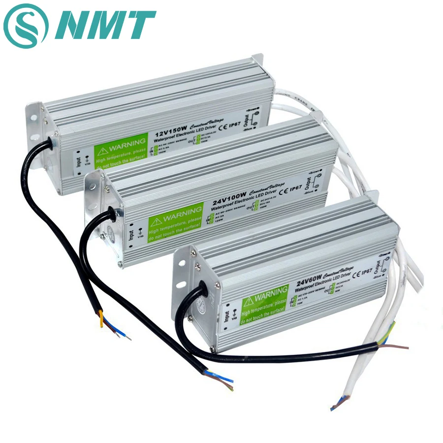 AC220V к DC12V 24V Светодиодный драйвер Водонепроницаемый IP67 источник питания