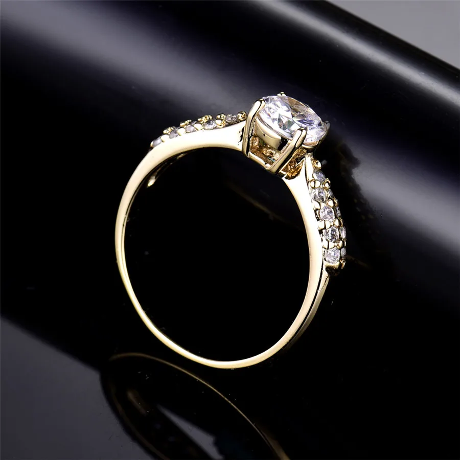 Мода moliam обручальное кольцо для женщин золотого цвета AAA кубические кристаллы