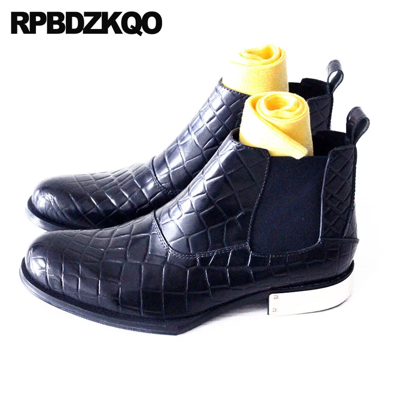 челси обувь роскошь батильоны ботильоны коренастый полные кожаные сапоги