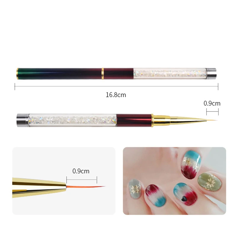 Ногтей Книги по искусству лайнер ногтей живопись графика кисть для салон