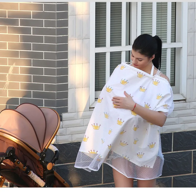 Can insfeng чистый хлопок грудное вскармливание тени выход нагрудник для кормления