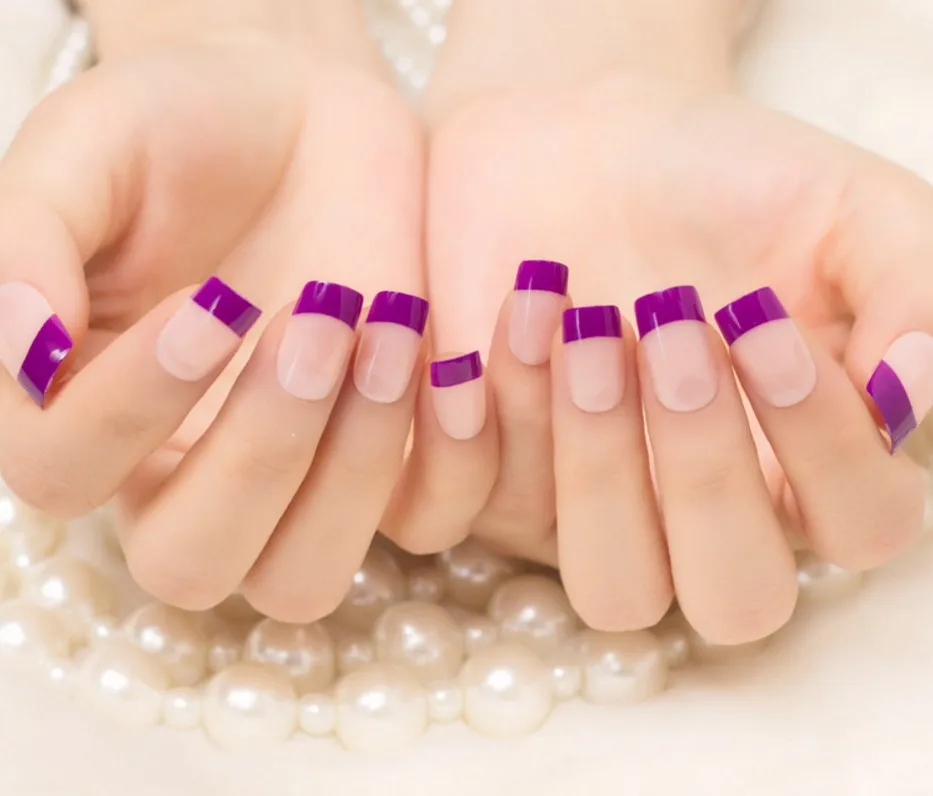 Новинка 2017 искусственные ногти 24 шт. накладные на шпильках художественное