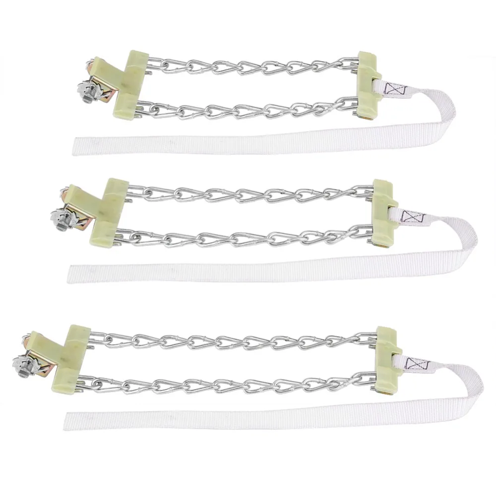 3 шт. противоскользящая стальная цепь для защиты шин от снега автомобильная