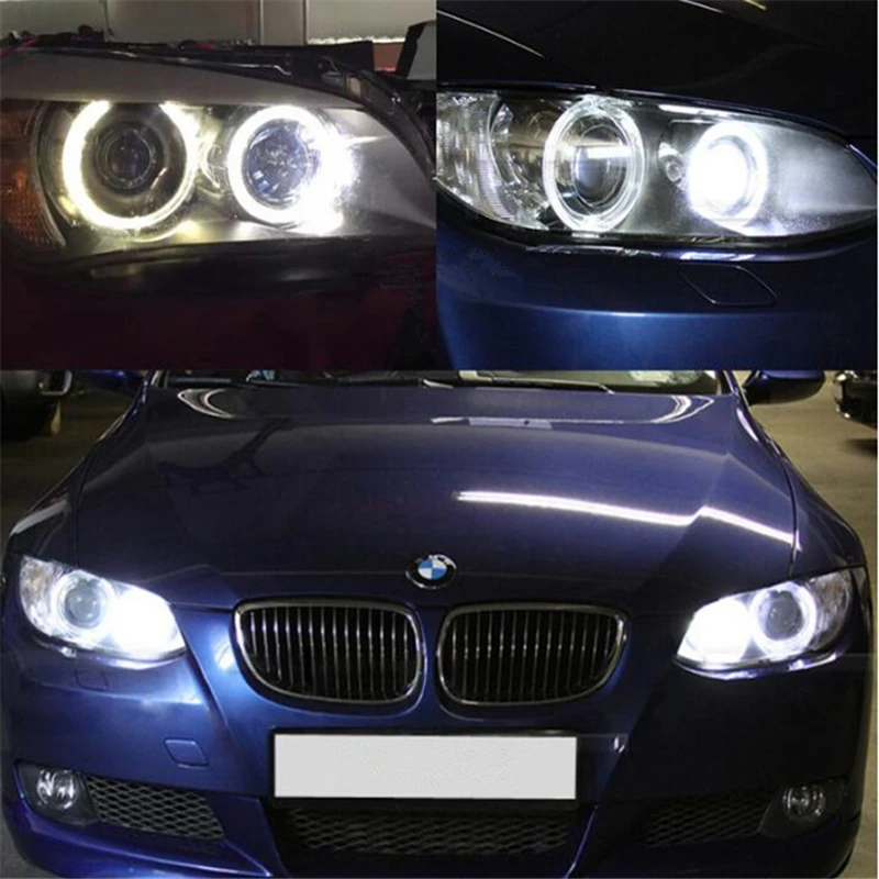 Нет ошибки высокой мощности 120 Вт E92 H8 Canbus LED Angel Eyes CRE E для BMW E71 E90 E91 M39 E89 E82 E87 520Li 520d