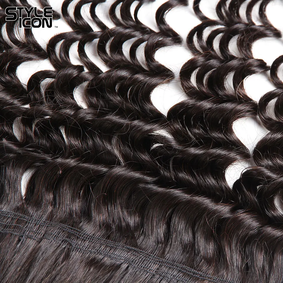Styleicon основная масса человеческих волос для плетения 4bundles Реми Малайзии глубокая