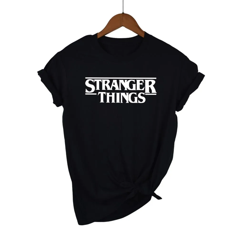 Странные Вещи Ringer Tee хипстерские рубашки Tumblr графическая футболка для женщин мужской с принтами с буквами Футболка Мода хлопок повседневное Топы корректирующие