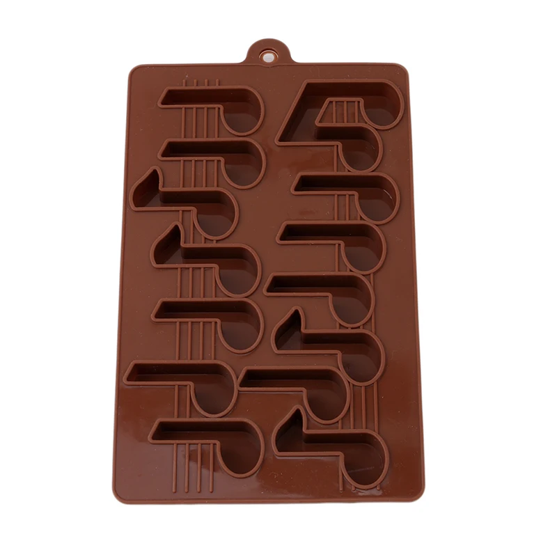 Creative Music Notes Shape Silicone Mold Jelly Chocolate Soap Ice Cube Moulds Cake Decorating DIY Kitchen Baking Tools 893372 | Дом и сад