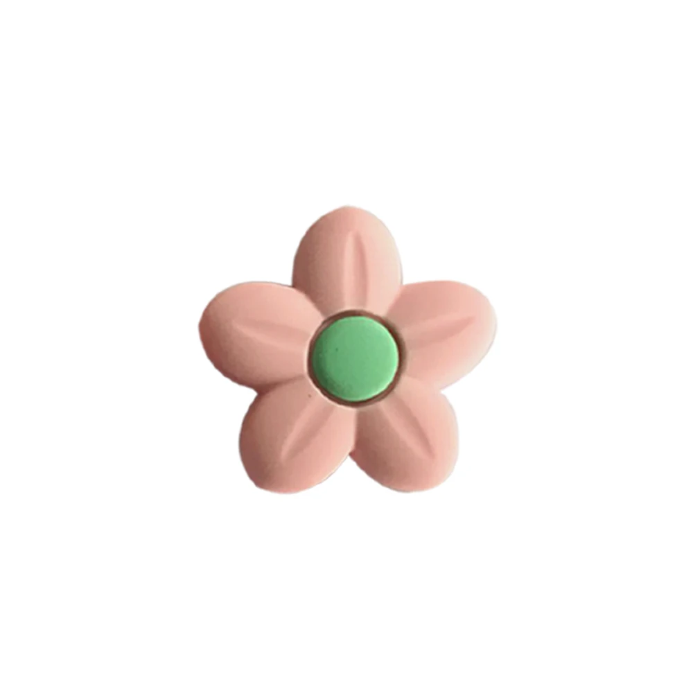 5pcs flower Silicone Beads Baby Teethers Food Grade Teething Toys For Pacifier Chain Necklace DIY Accessories girl gift | Мать и ребенок