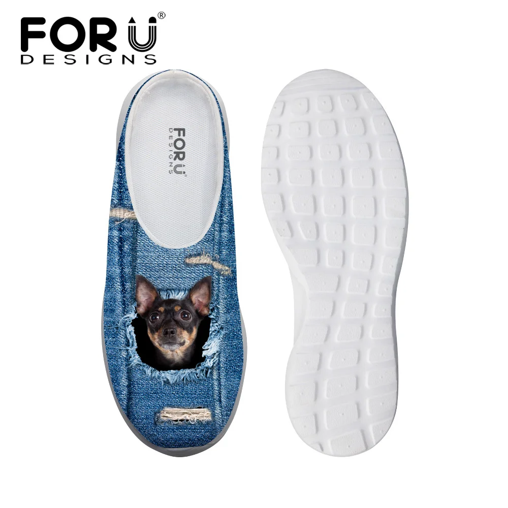 Новинка 2018 модные мужские летние сандалии FORUDESIGNS джинсовые сетчатые туфли с 3D
