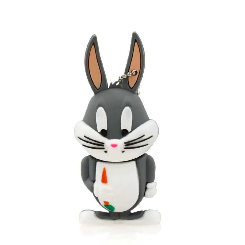 Amthin pendrive animal 4G dafy 8G Duck 16G Bugs Bunny Crow Lion cat USB флэш-накопитель U диск Creativo Pendrive Memory Stick подарок