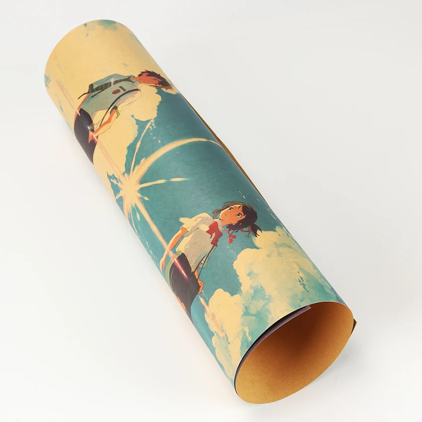 TIE LER ваше имя японское аниме кино художественный постер из крафт бумаги