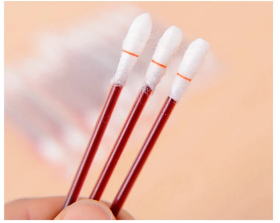 100pcs/lot Disposable medical iodine cotton stick disinfected swab climbing aid first kit supplies | Красота и здоровье