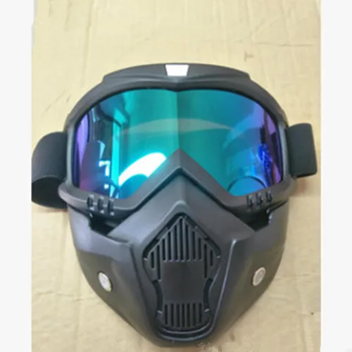 Гоночный съемный модульный шлем Защитная мотоциклетная маска для лица защитные