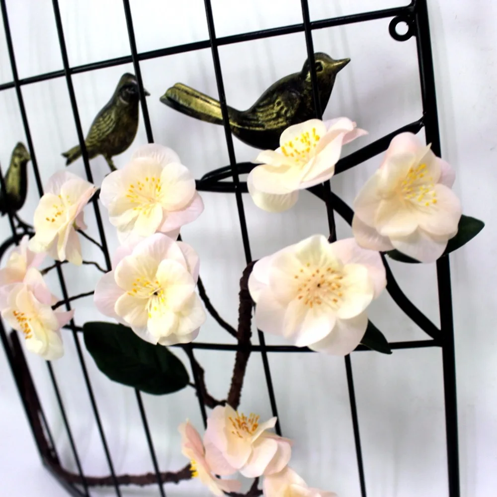 Большой Железный Античный Декор Классическая клетка для птиц с искусственным