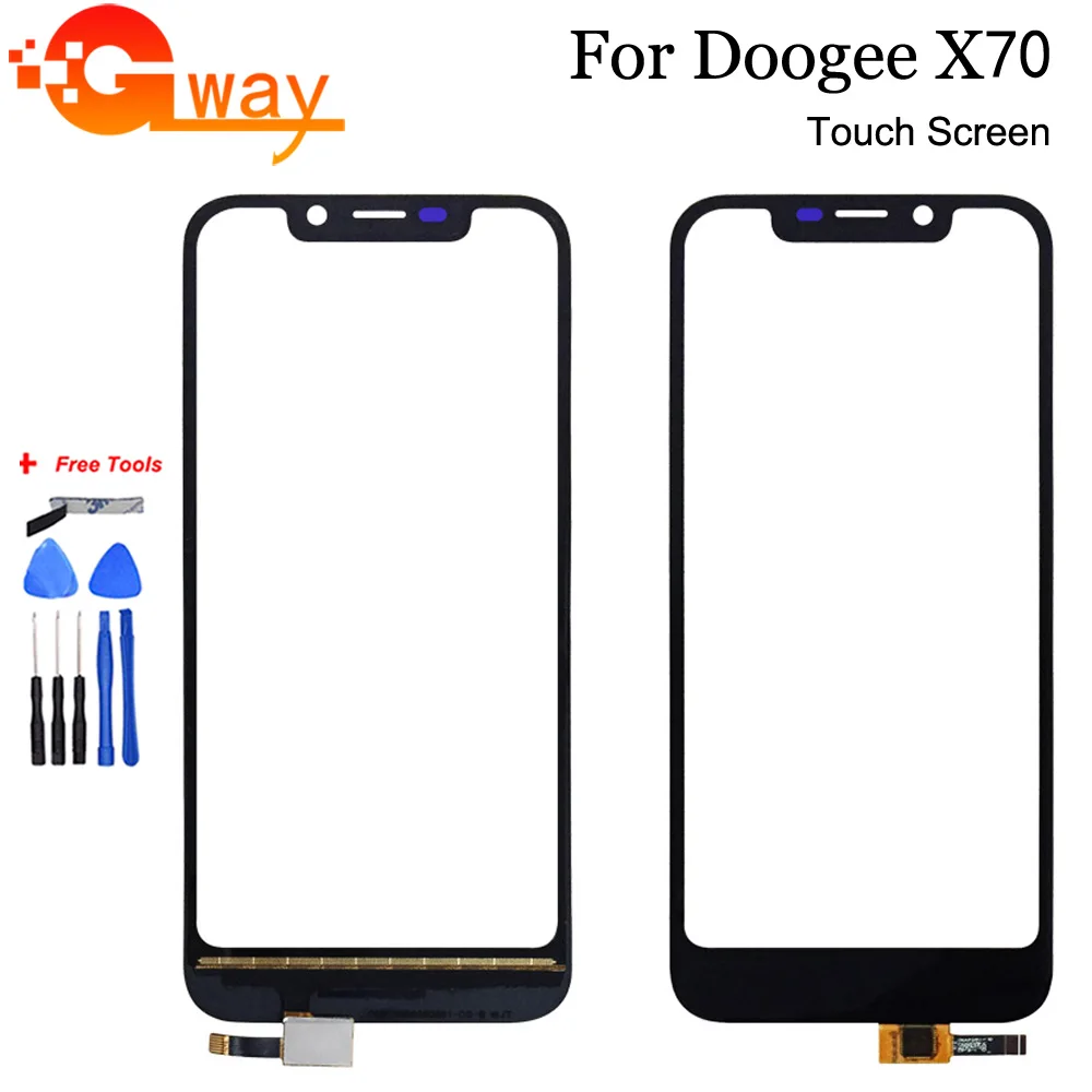 Дигитайзер сенсорного экрана Для Doogee X70 5 дюймовый черный идеальные ремонтные