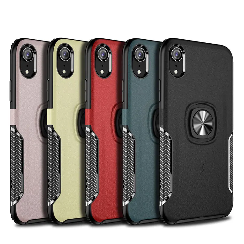 Чехол для iPhone 11 Pro Max с кольцом пальцев и подставкой анти-осенний чехол 6 7 8 6s plus XR XS