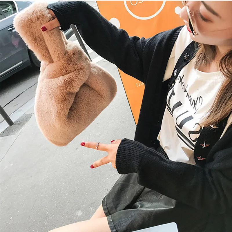 Роскошные Дизайнерские вечерние дамские сумочки от известного бренда меховая