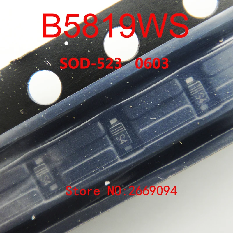 100 шт./1000 шт./3000 шт. 0603 1N5819 S4 SOD-523 B5819WS SMD diode IN5819