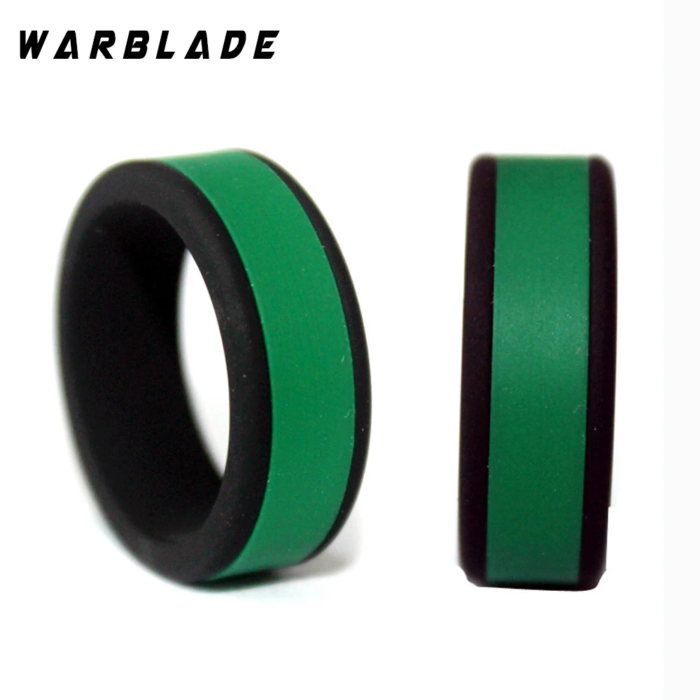WarBLade новое 8 мм Гипоаллергенное перекрестное гибкое Силиконовое кольцо может DIY
