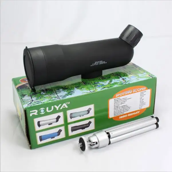 

Mini Monocular Telescope 20x50 Zoom Camping Hunting Night Vision Scope Spotting Optics Compact Pocket Size Magnifier With Tripod