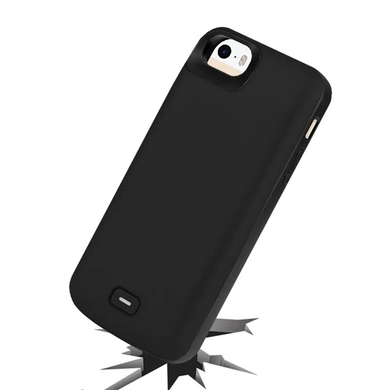 4000 мА/ч для iPhone 5, чехол с аккумулятором из силикагеля, ультратонкий умный чехол для зарядного устройства, внешний аккумулятор для Iphone 5, 5S, Se, чехол для аккумулятора