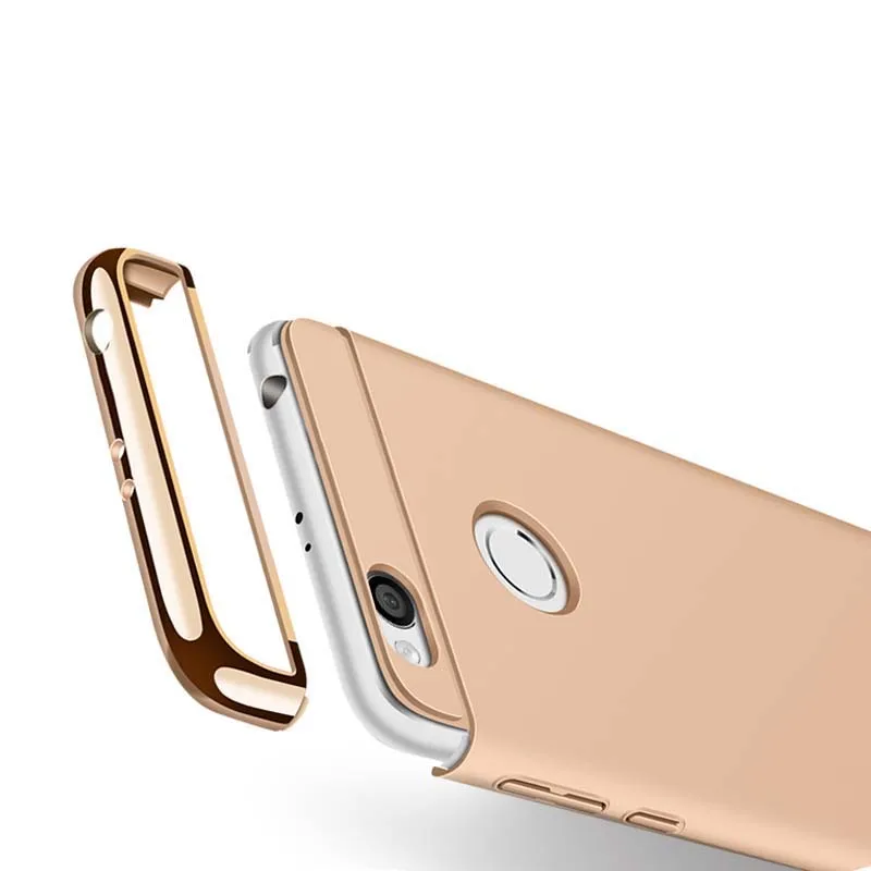 Чехол для Redmi 4X Xiaomi 4A 4 Prime задняя крышка Жесткий Оригинальный чехол 3 в 1 с