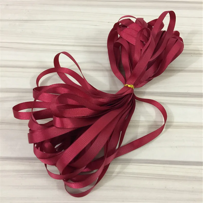 Лента гро-гро винного цвета 10 ярдов свадебное украшение сделай сам детский бант