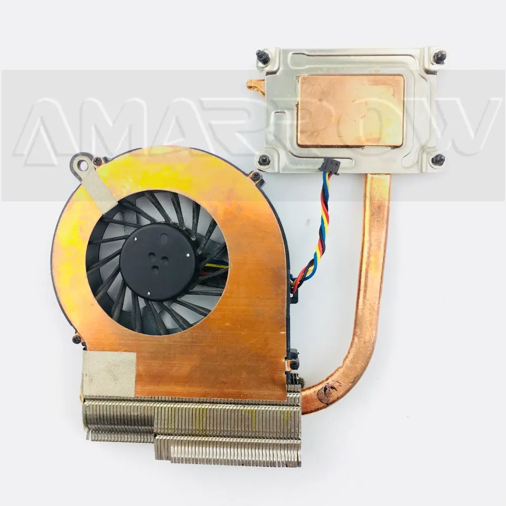 Оригинальный Охлаждающий радиатор для ноутбука HP 1000 2000 CQ45 450 250 с вентилятором 685086