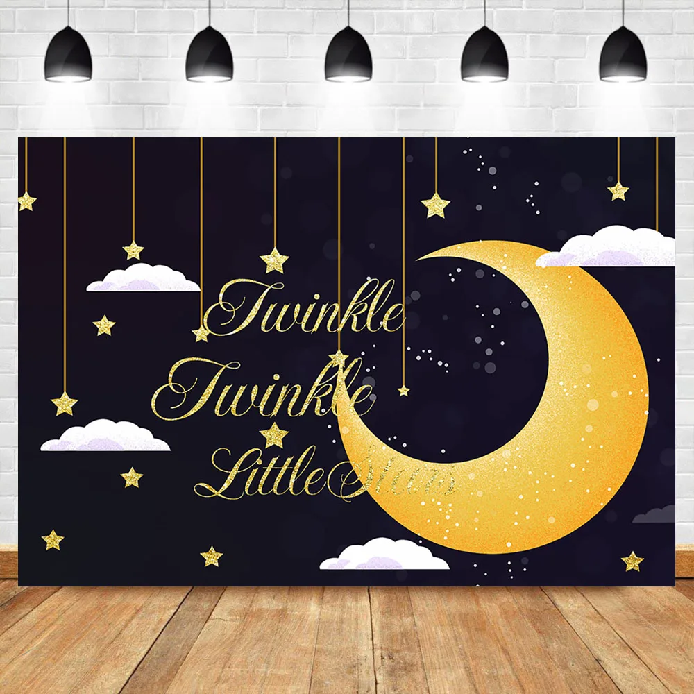 Фотофон NeoBack Twinkle Little Star фон для дня рождения ребенка душ фото ночной Луны