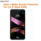 Для LG X Style K200 K200DS, Новая прозрачная глянцеваяАнтибликовая матовая защитная пленка для экрана, защитная пленка (не закаленное стекло)