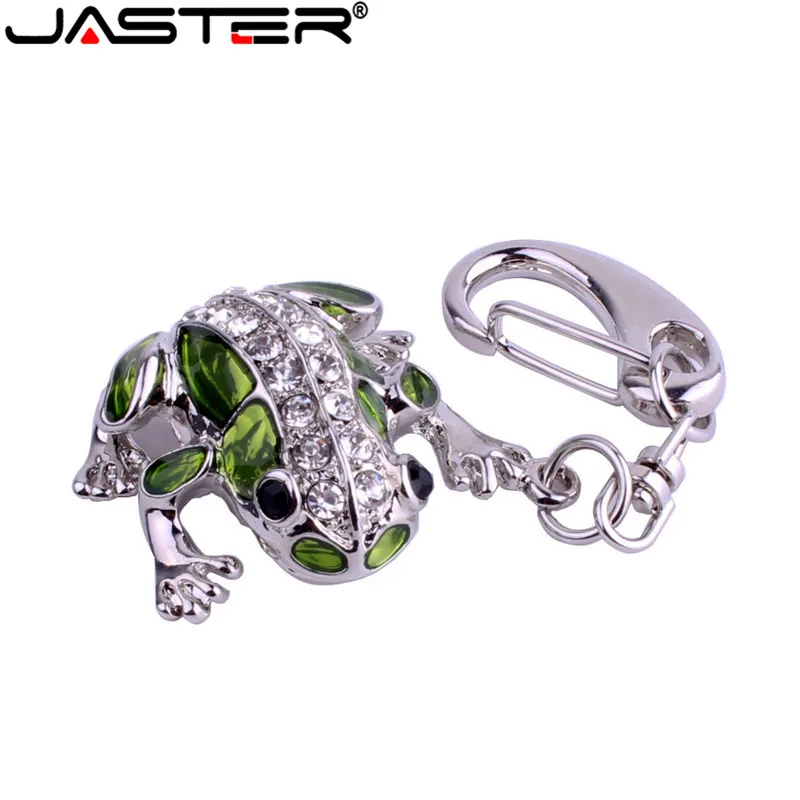 JASTER USB 2 0 хит продаж настоящая емкость кристальная лягушка флешка 4 ГБ 8 16 32 Внешняя