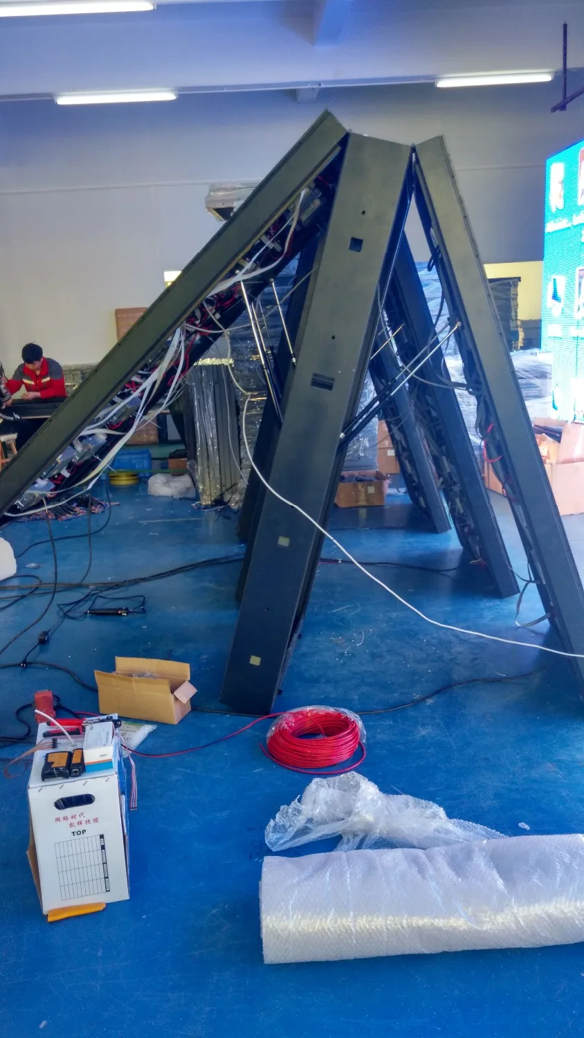 Kaler P8 Наружная Светодиодная панель с двойными Сторонами передняя открытая