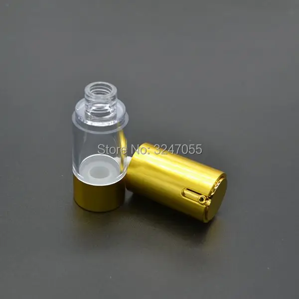 Пластиковый Золотой Элегантный портативный вакуумный флакон 10ml15ml20ml30ml для