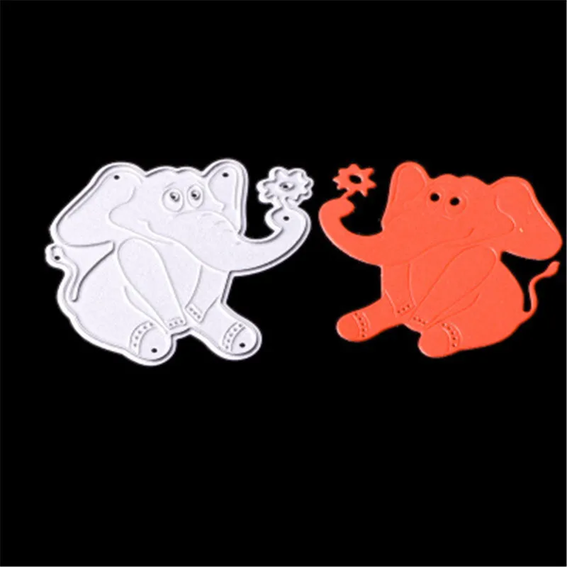 Штампы для скрапбукинга мини-трафареты вырезания слона штампы бумажные открытки