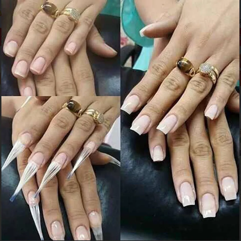 Fibernails стекловолокно для наращивания ногтей Акриловые ногти Советы Fibra de Vidro Unha