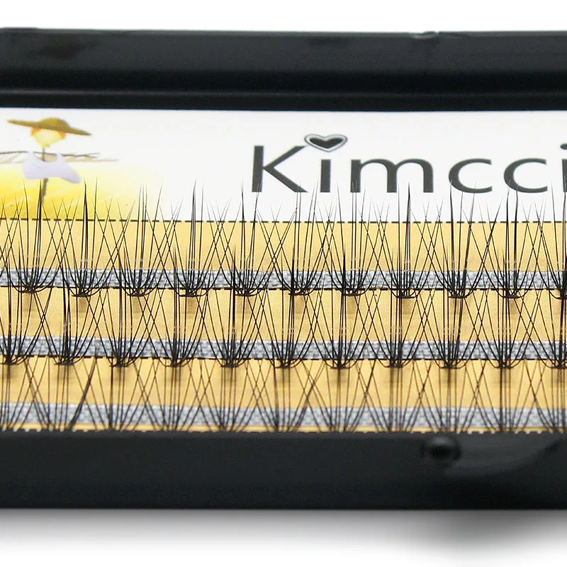 Kimcci профессиональные 10D норковые ресницы для наращивания модный натуральный