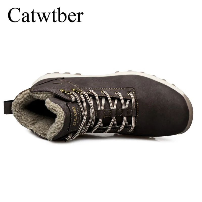 Catwtber Новый Мужские ботинки для мужские кроссовки 9908 зимние сапоги Обувь на