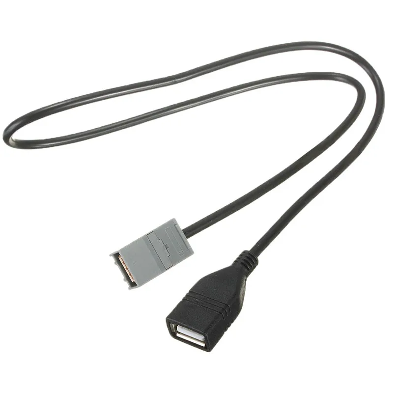 Новый высококачественный кабель-адаптер Aux USB 2 0 гнездовой порт прочный 63 см для