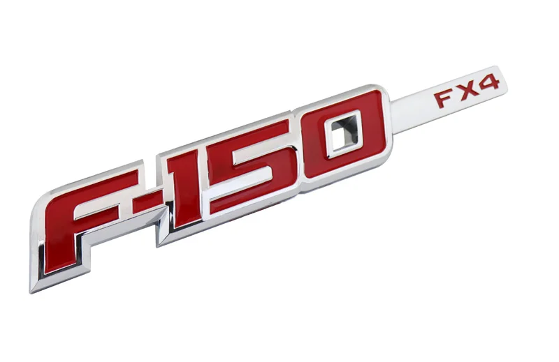 2 шт. хромированный красный FX4 F 150 для Raptor Sport Fender эмблема значок стикер|Наклейки на