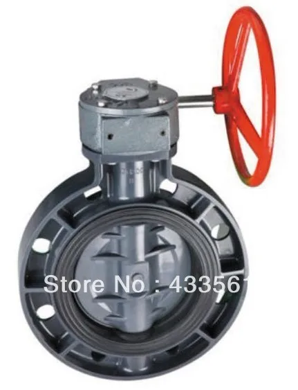 

Quality Fluid Pressure Controlling for Water supplying PVC Butterfly Valve size 2" with Round Handle for irrigation etc