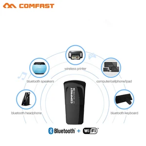 Bluetooth 4,0 usb wifi приемникпередатчик COMFAST Wi-Fi сетевая карта 150 Мбитс беспроводной адаптер беспроводной ключ 2,4G lan адаптер