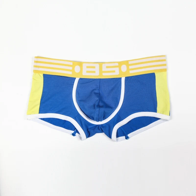 BS брендовые боксеры, мужское нижнее белье, Cueca, пикантные мужские трусы, дышащие боксеры, хлопковые Трусы-слипы, Cuecas boxershorts, мужские Hombre 5