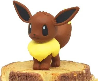 4 см оригинальные игрушки Fennekin Squirtle Charmander Froakie Pkchu Аниме Фигурки Коллекция Модель игрушки Кен Ху магазин pks - Цвет: Светло-желтый