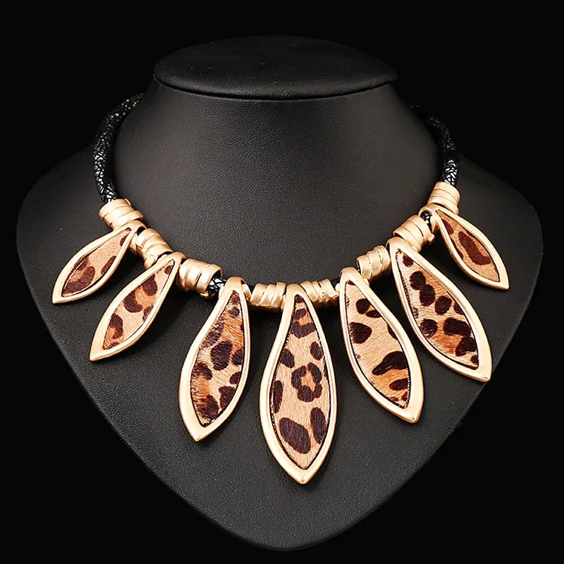 Новинка мода ювелирных изделий 3 цвет леопарда чокеры себе ожерелье для женщин