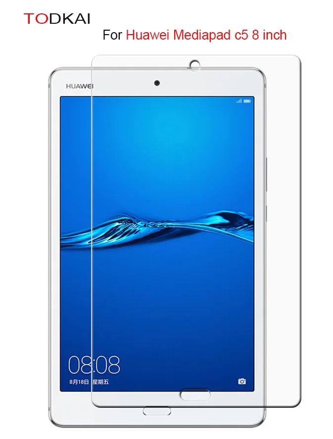 Новинка закаленное стекло 9H для HUAWEI MediaPad M5 lite 8 дюймов искусственная кожа 0 защита