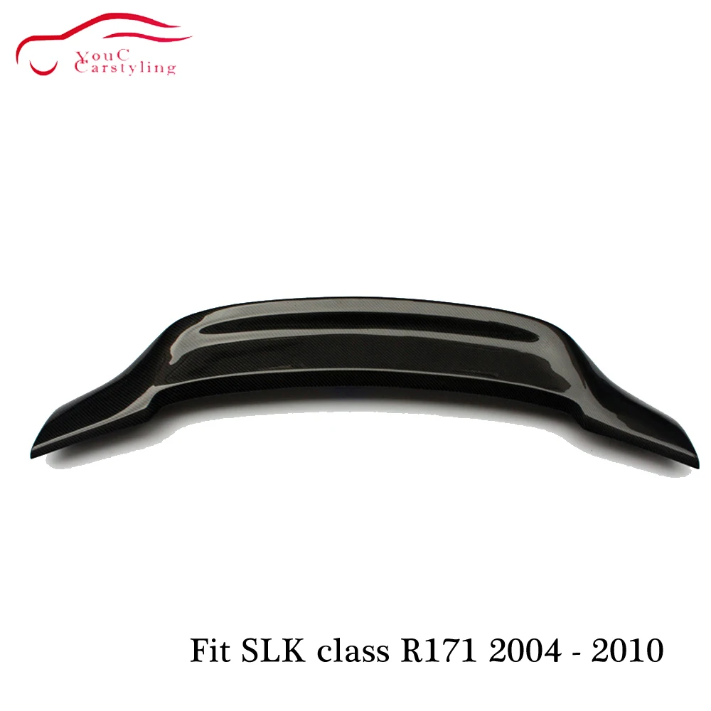 R171 спойлер из углеродного волокна задний багажник загрузки для Mercedes SLK class 2004-2010