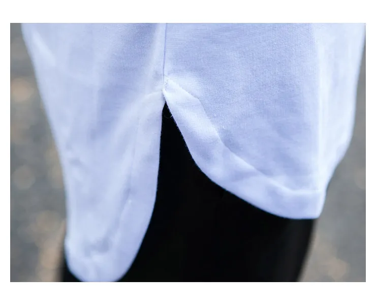 2017 Новое Прибытие Твердых Хлопок O образным Вырезом Уличной Вязаные Топы